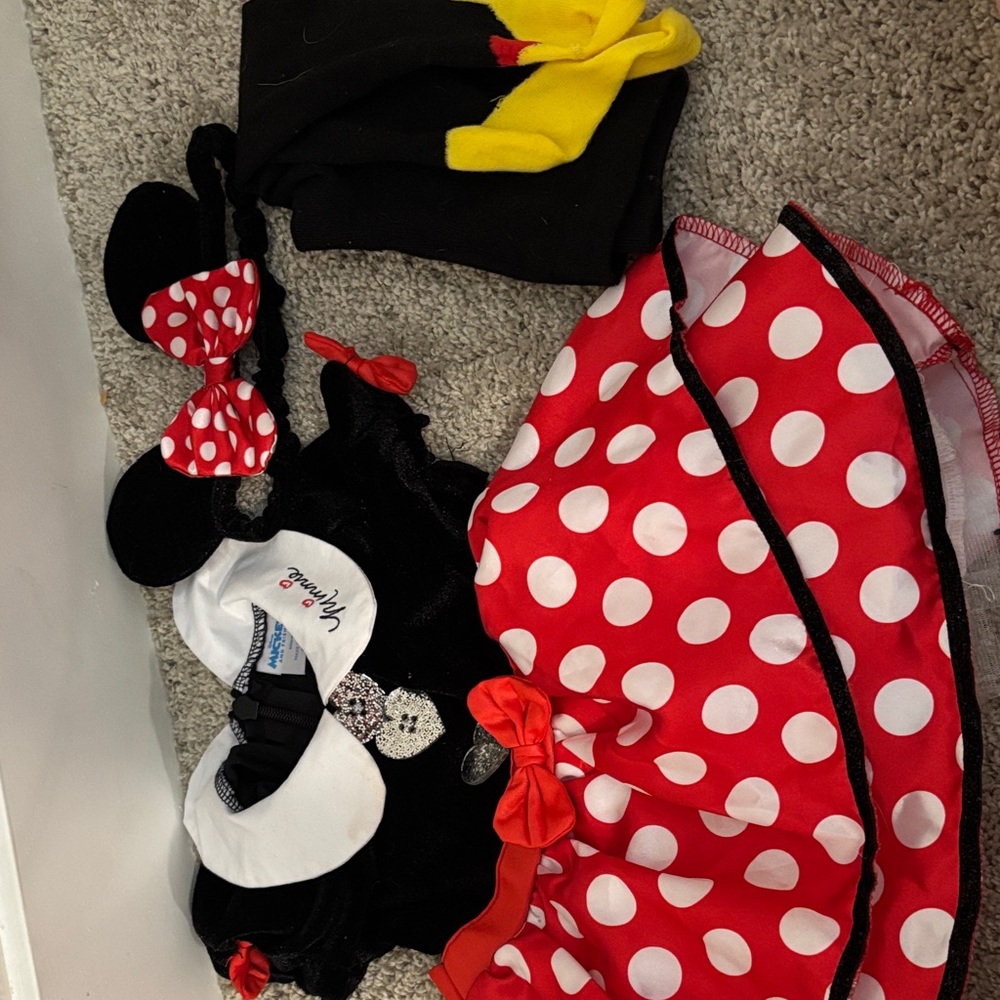 Disney Red Polka Dot Mouse Costume for Kids